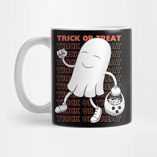 Ghost doing trick or treat Mug